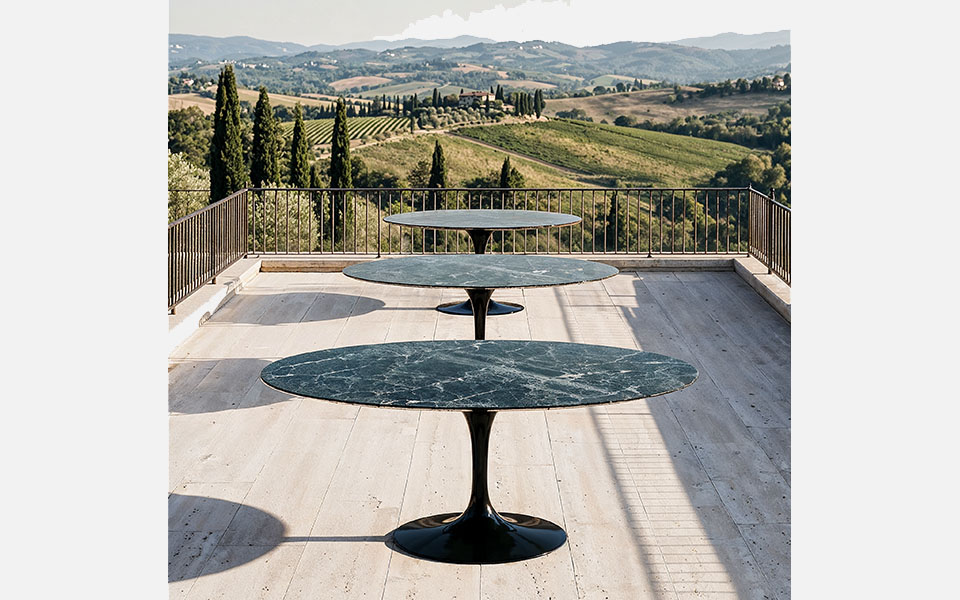 Tavolo outdoor Saarinen ovale
